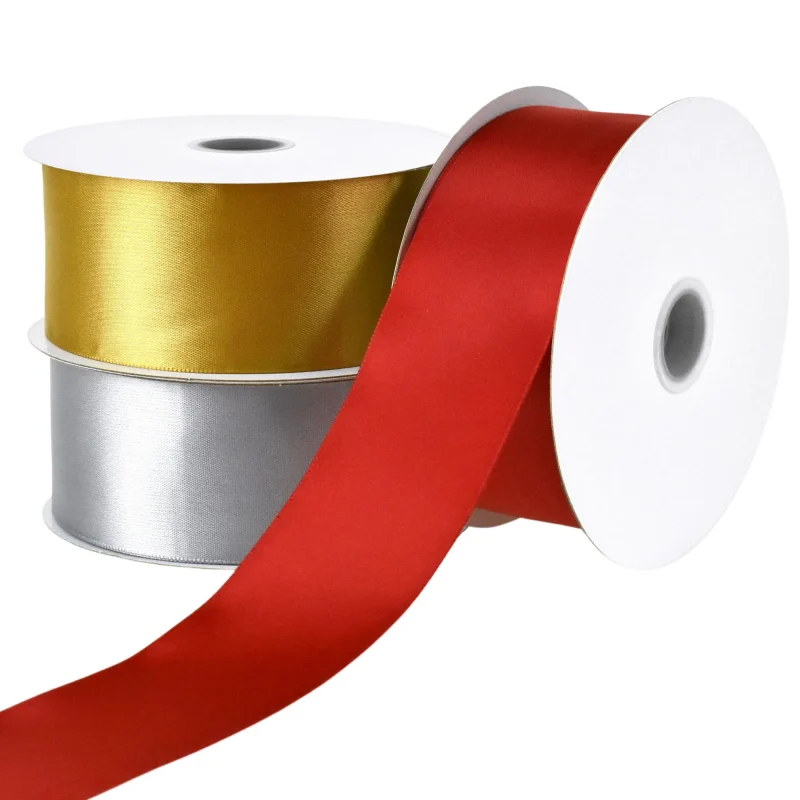 1 1 2 single faced satin ribbon 10 yards