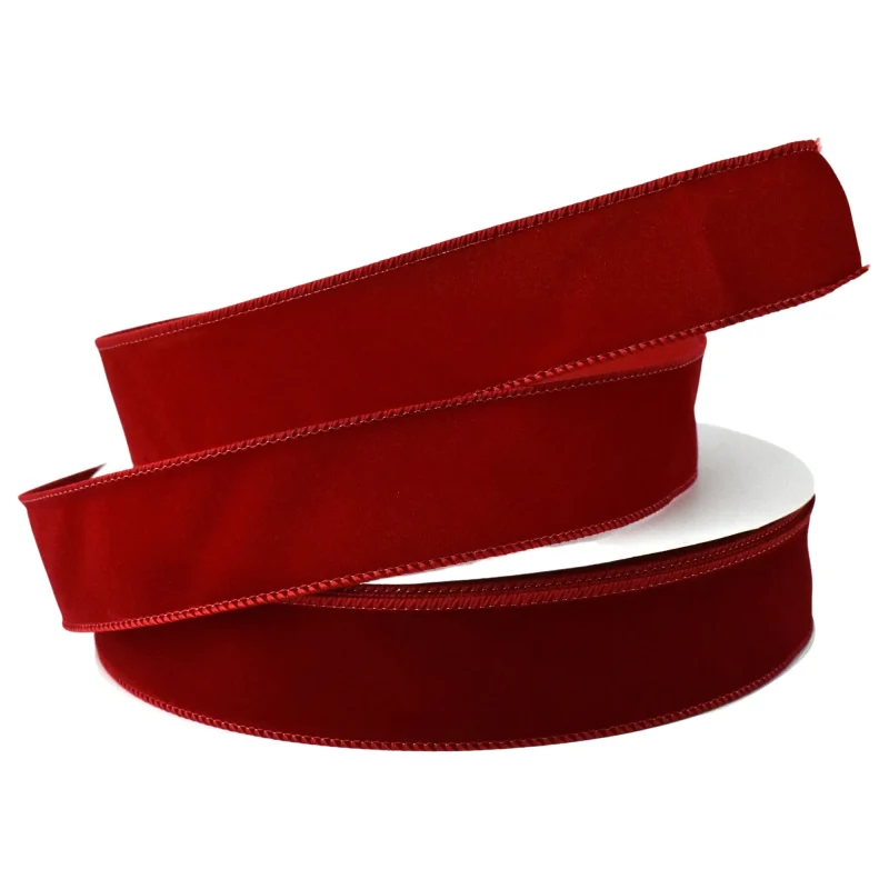 1 5 inch velvet christmas ribbon 50 yards outdoor wired