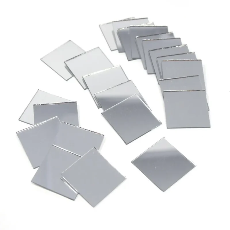 1 inch square mirror table scatter 25 pack