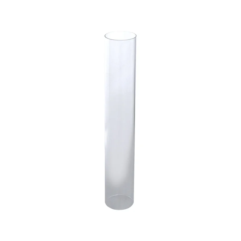 10 clear acrylic cake craft tubes 12 pack