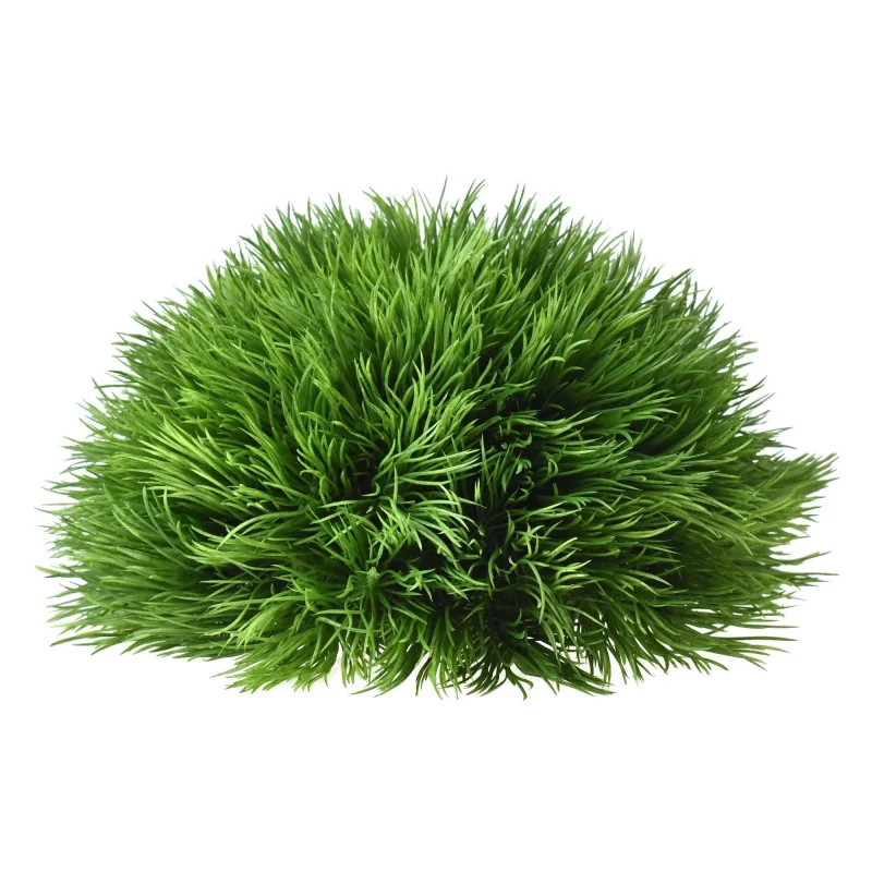 10 inch artificial pine grass half dome for indoor decor