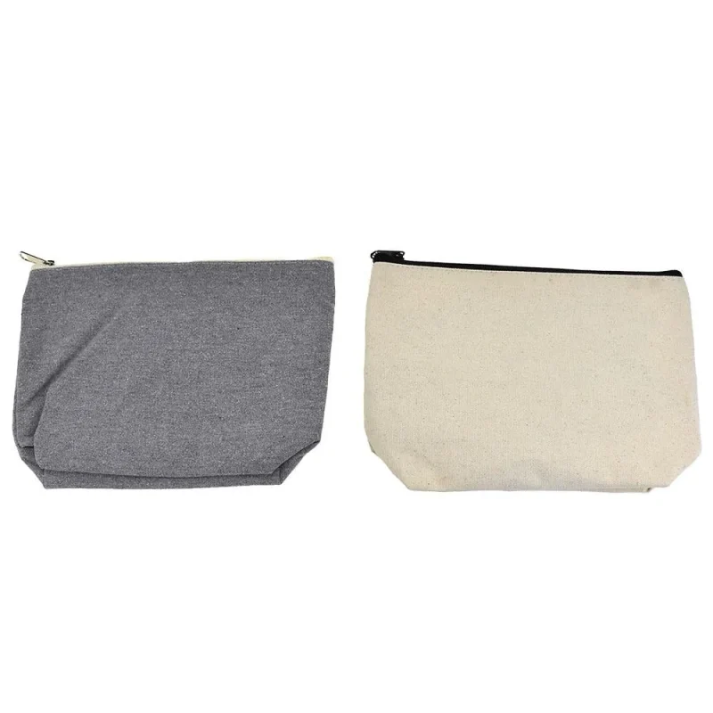 10 inch canvas zipper pouch