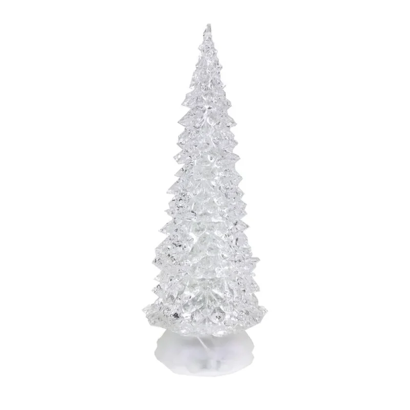 12 inch multi color led acrylic christmas tree light