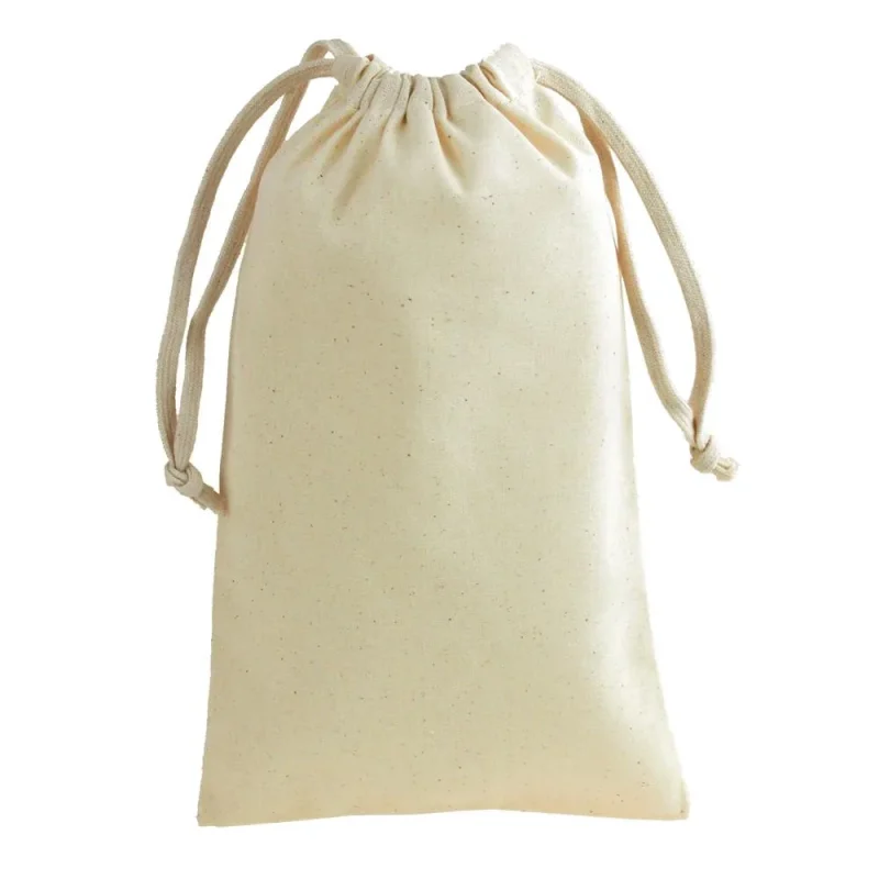 12 pack cotton drawstring favor bags 5 75 x 9 75