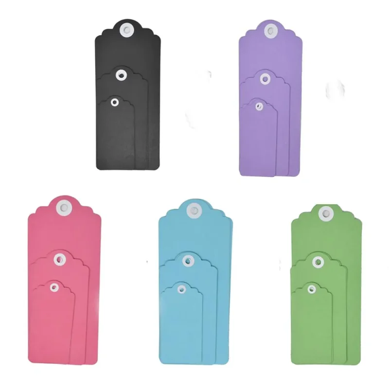 12 piece cardstock tag set multi design