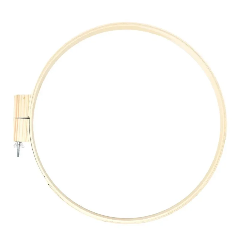 14 inch natural wooden quilting hoop for crafts