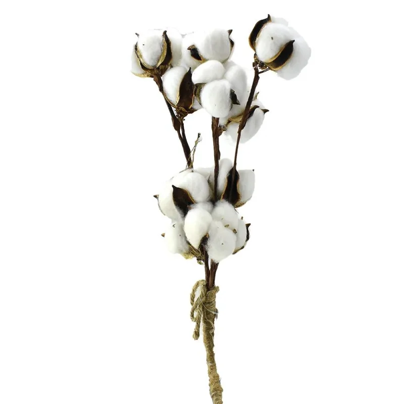 17 inch cotton branch spray