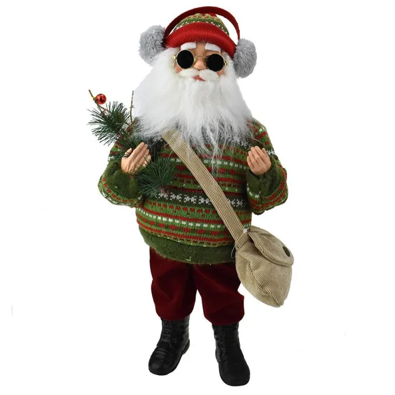 18 inch cool yule santa claus