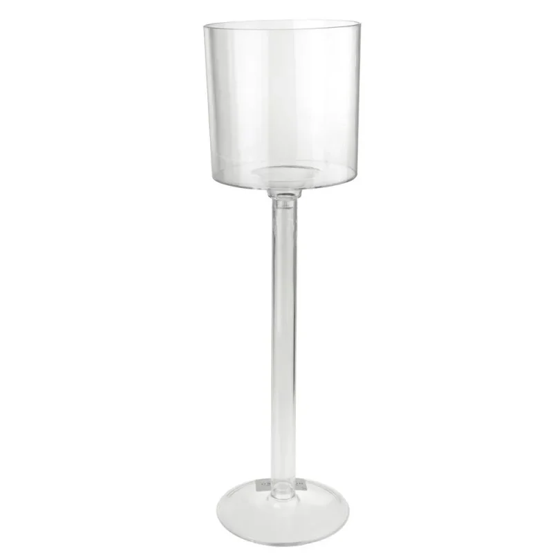 18 inch tall clear plastic wine cup stand vase