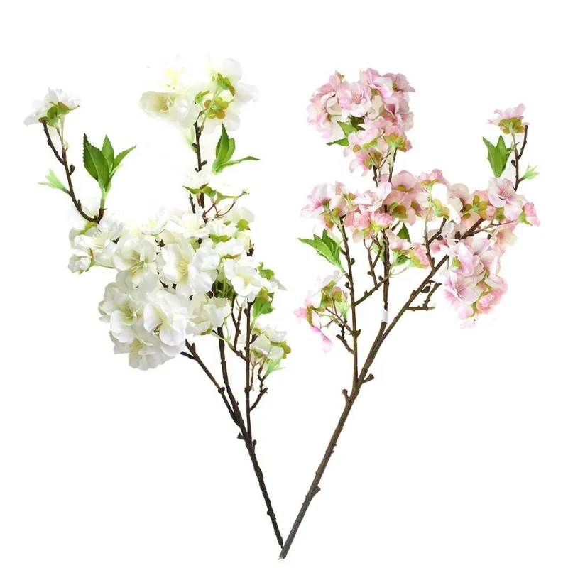 19 inch artificial cherry blossom floral spray pick