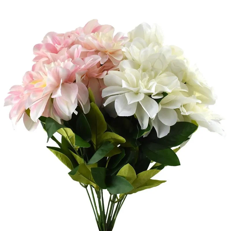 19 inch artificial dahlia flower spray