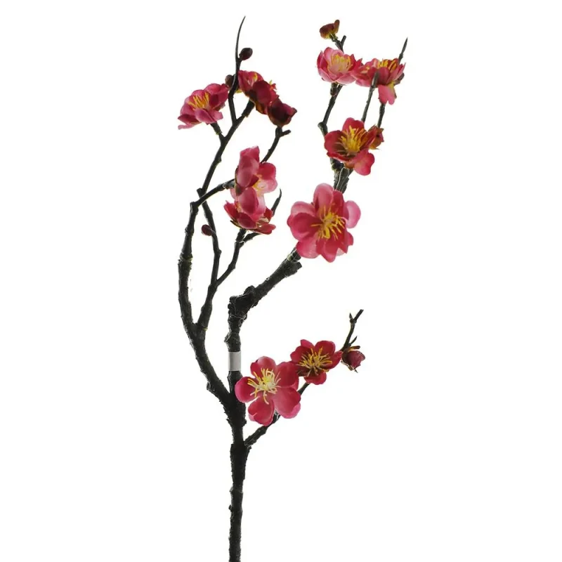 19 inch artificial plum blossom stem