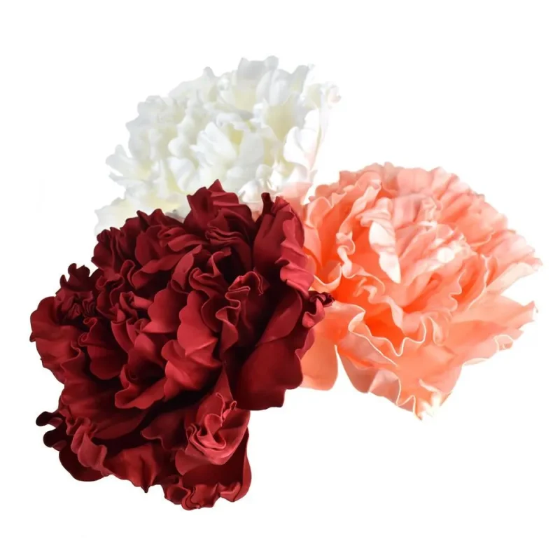 19 inch scrunched foam wall flowers large