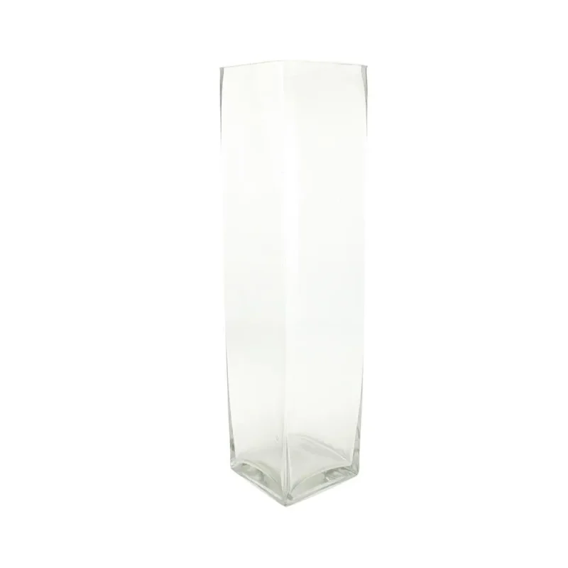 19 inch tall rectangular glass vase