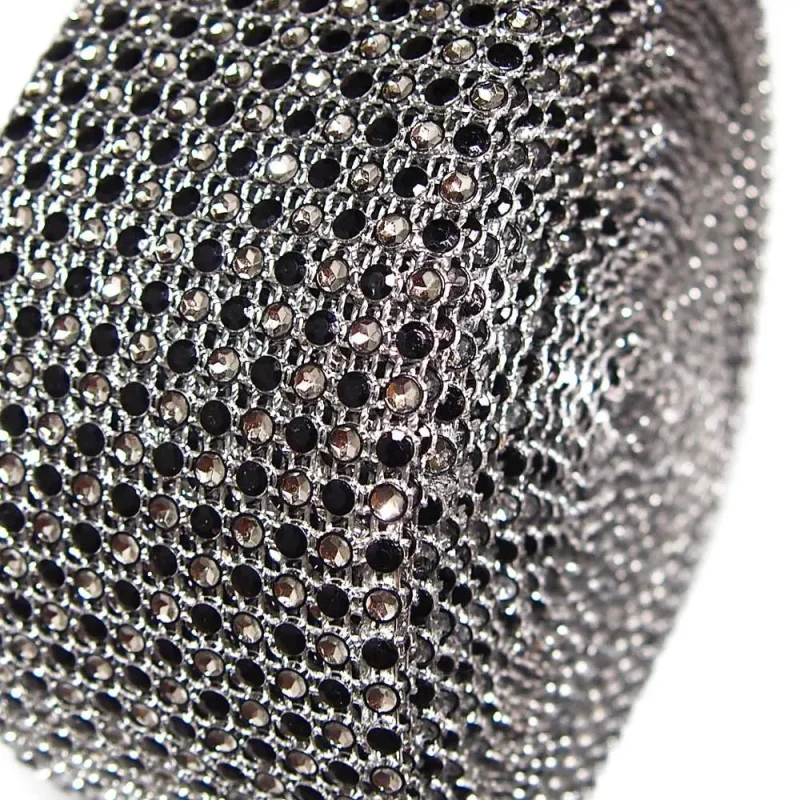 2 5 rhinestone diamond mesh wrap ribbon 10 yards