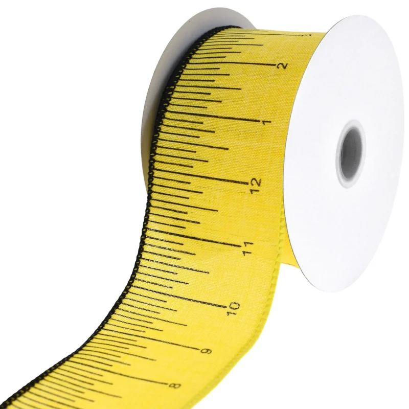 2 5 wired ribbon ruler 10 yard measuring stick