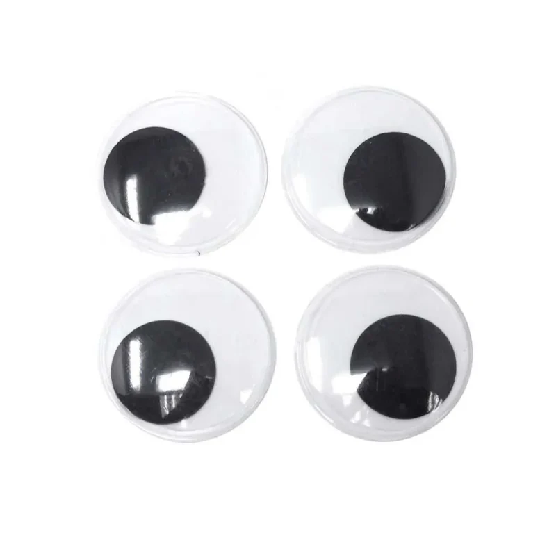 2 googly eyes 4 pack black