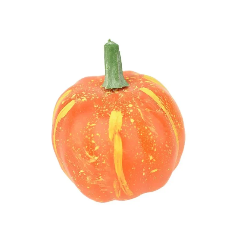 2 inch artificial sugar pumpkin decor