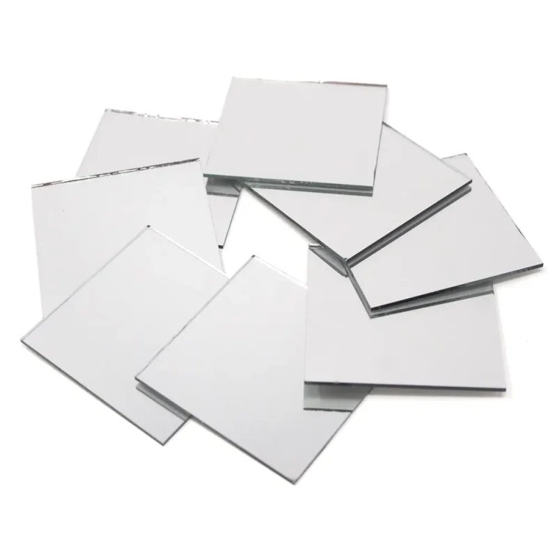 2 square mirror table scatters set of 8