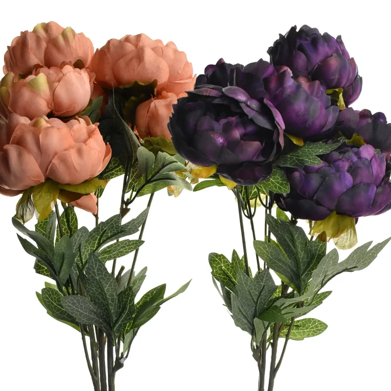 20 inch artificial peony bush