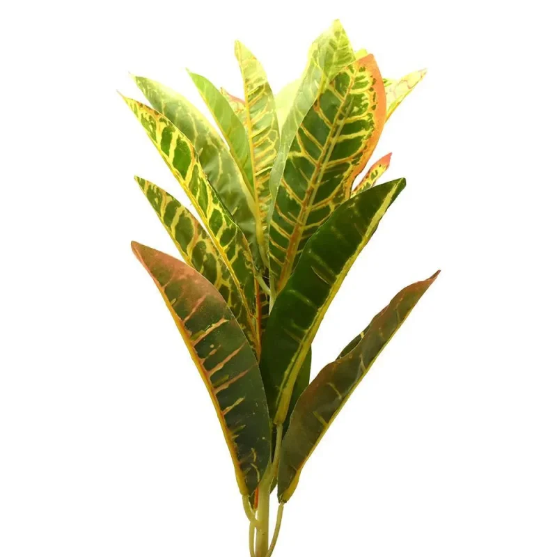 21 artificial croton plant spray