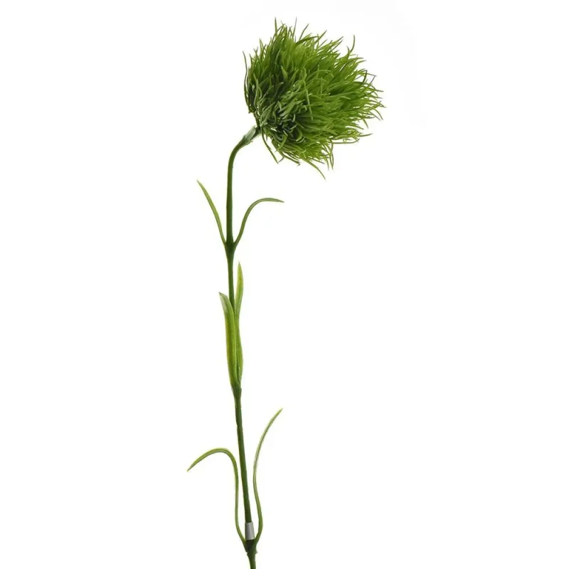 22 inch green artificial dianthus spray