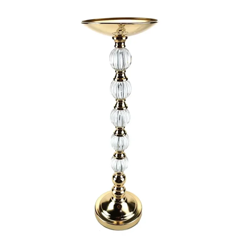 24 gold tall candle holder stand elegant centerpiece