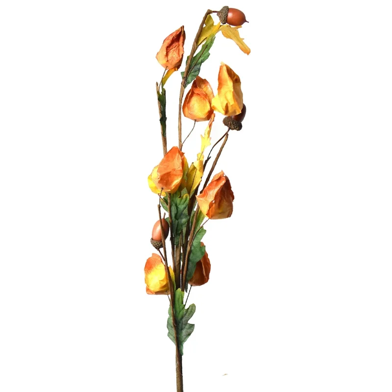 24 inch artificial chinese lantern branch