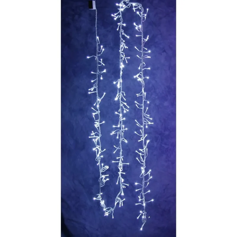 240 led cluster fairy lights 9ft white