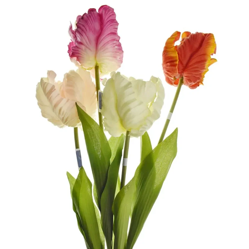 26 artificial parrot tulip stem