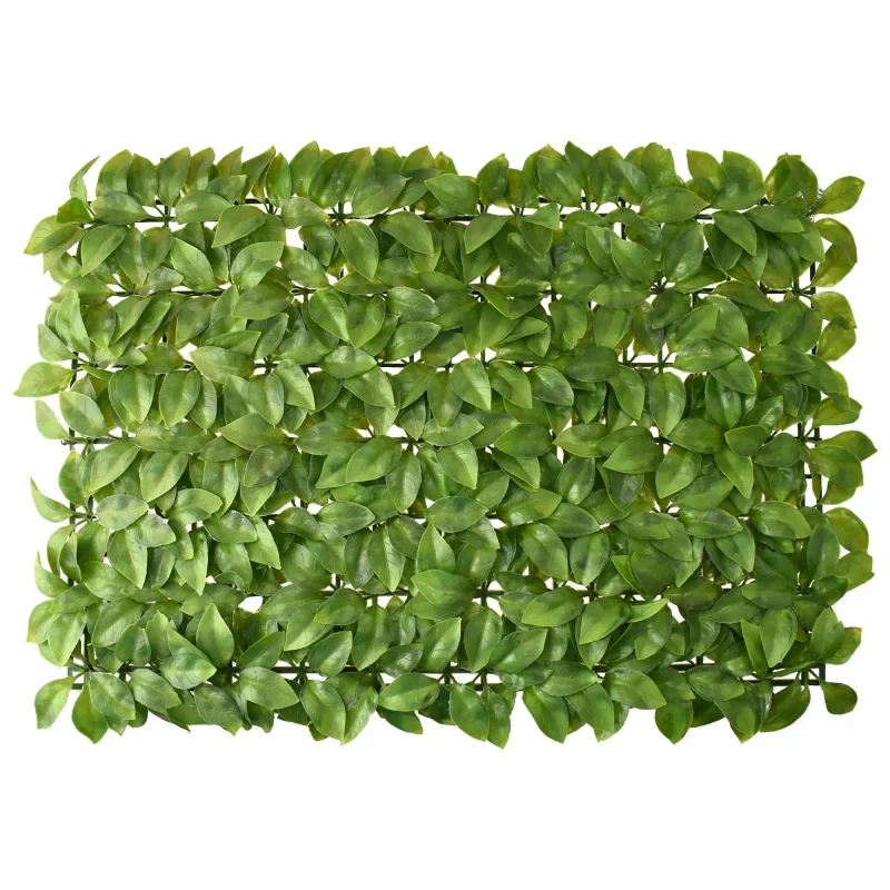 27 artificial greenery mat panel tree leaves