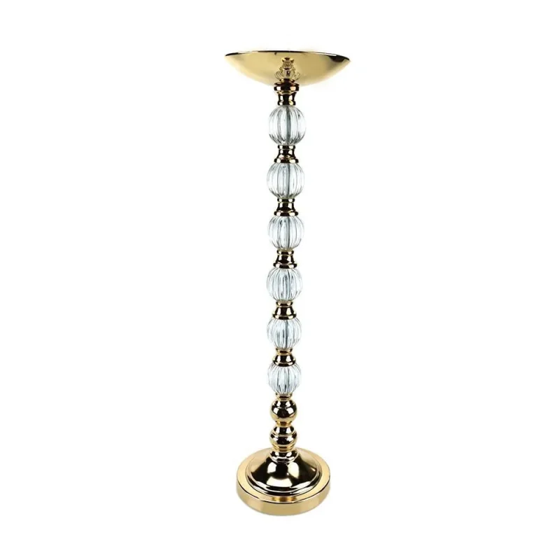 27 gold tall candle holder stand elegant centerpiece