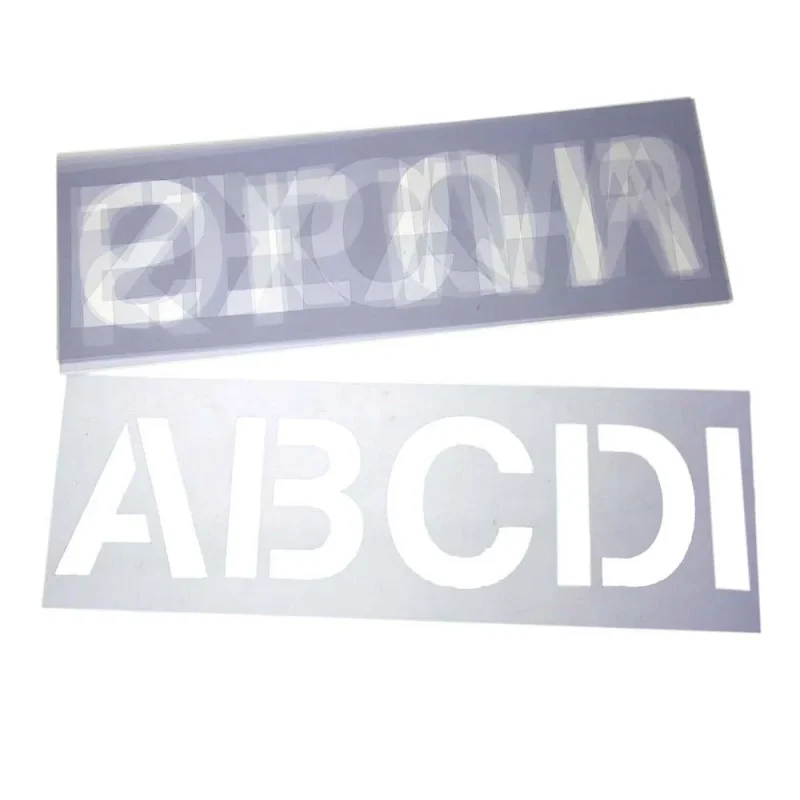 3 alphabet stencil set 6 sheet variety kit