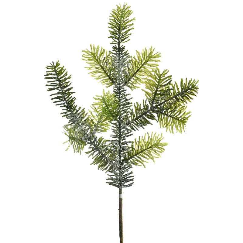 30 artificial norway spruce stem with iced finish