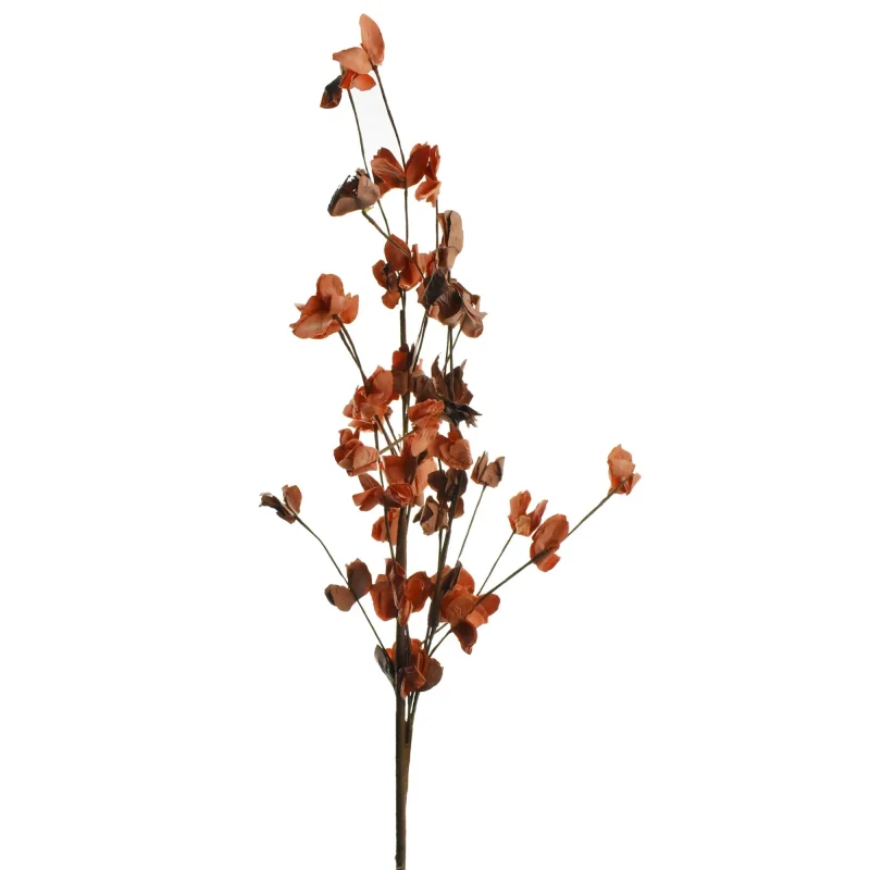 30 inch artificial autumn leaves branch realistic dry stem