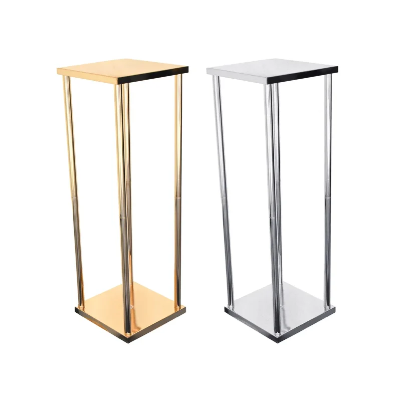 30 inch metallic pillar centerpiece stand