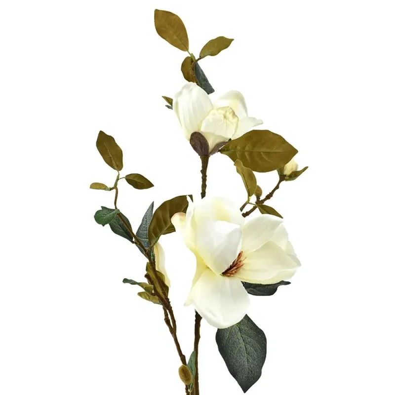 35 artificial magnolia foliage spray