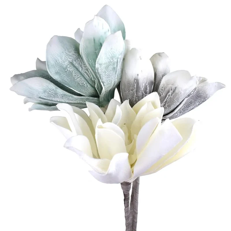 36 inch dahlia stem with blooming floral foam