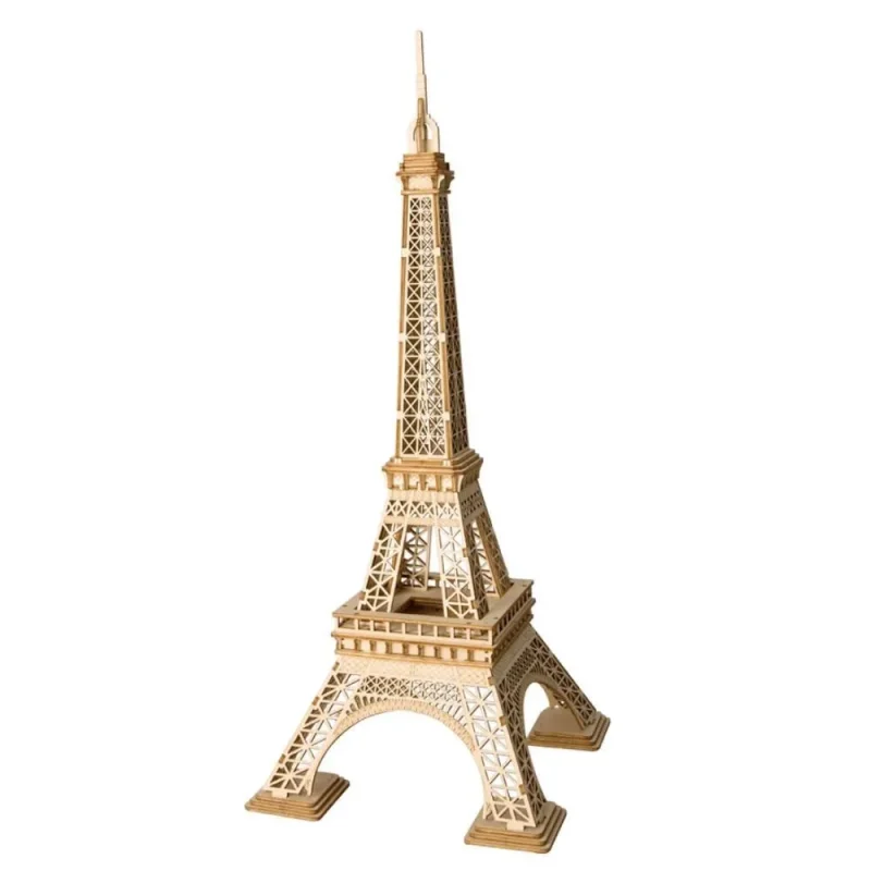 3d eiffel tower wooden puzzle 14 5 inch