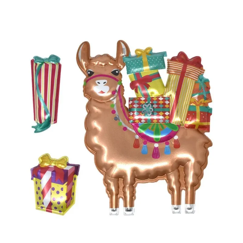 3d llama balloon wall stickers assorted presents 3 piece set