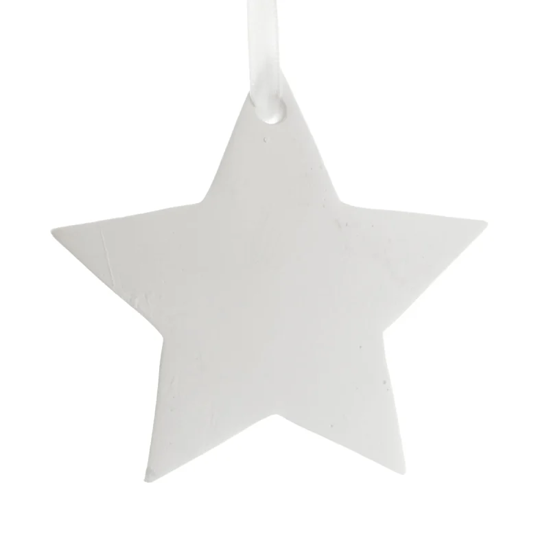 3d star plaster ornament diy craft 3 75 inch