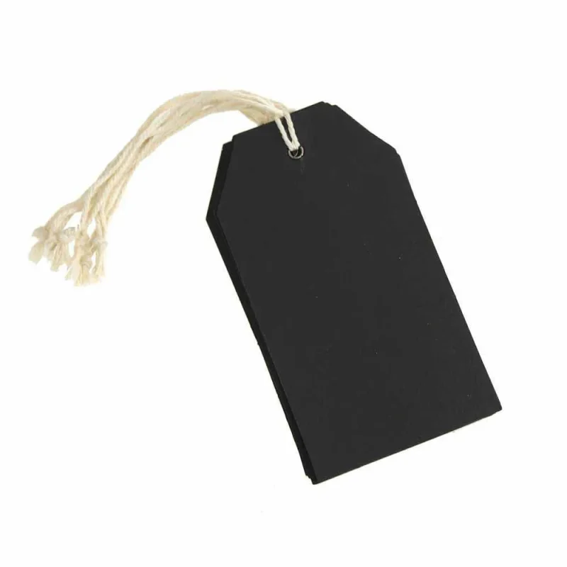 4 inch rectangular chalkboard tags set of 6