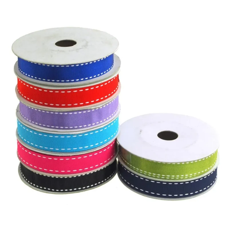 5 8 grosgrain ribbon 10 yards saddle stitch border