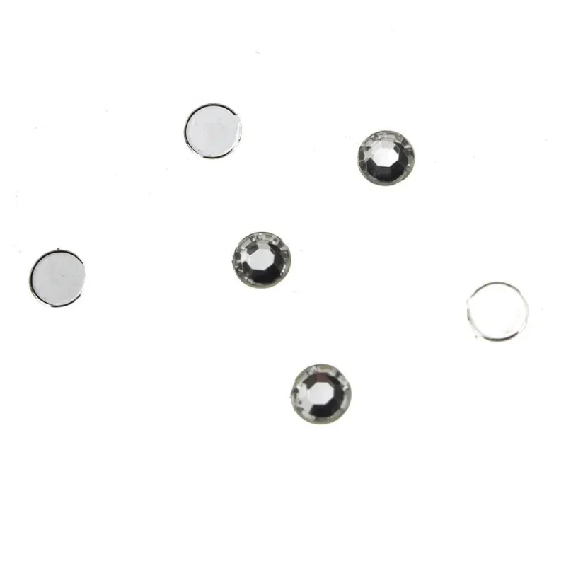 5mm acrylic rhinestone circles sparkling decor