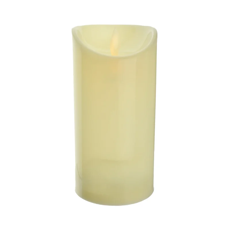 6 inch led plastic swinging flame candle