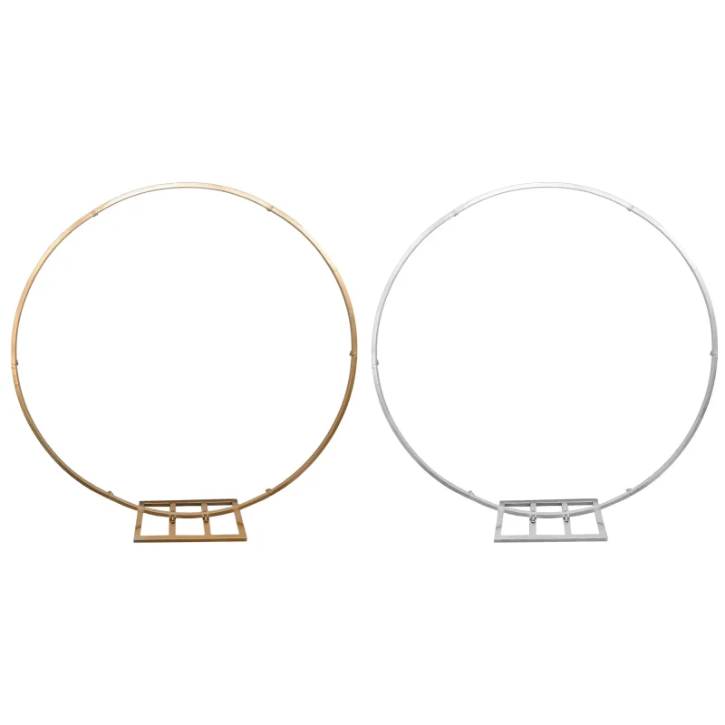 60 inch metallic circle hoop backdrop stand