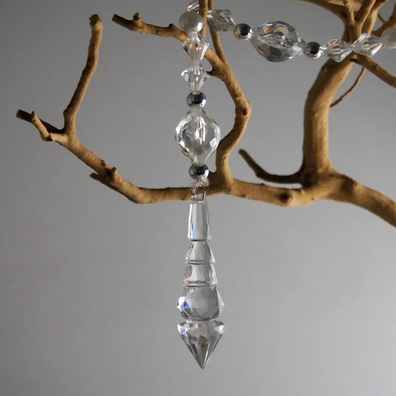 6ft prism charm acrylic crystal garland