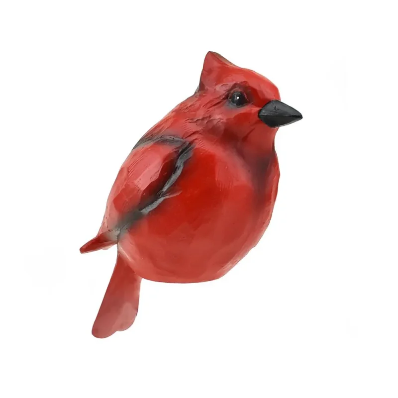 7 5 wooden cardinal ornament