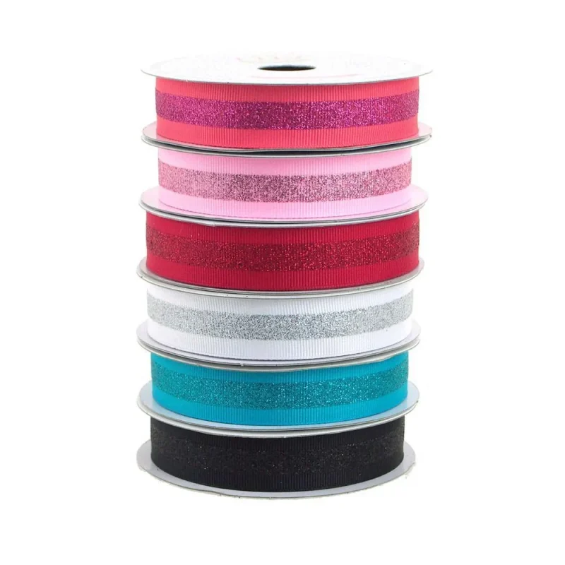 7 8 glitter grosgrain ribbon 10 yards