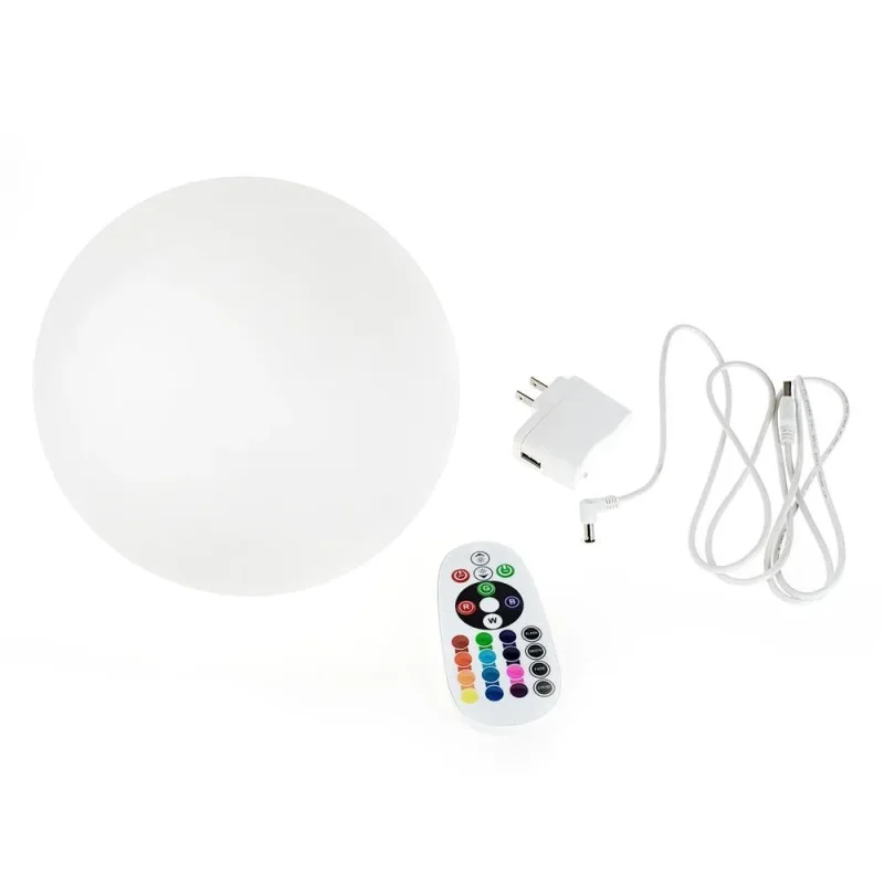 7 inch multi color waterproof led ball light